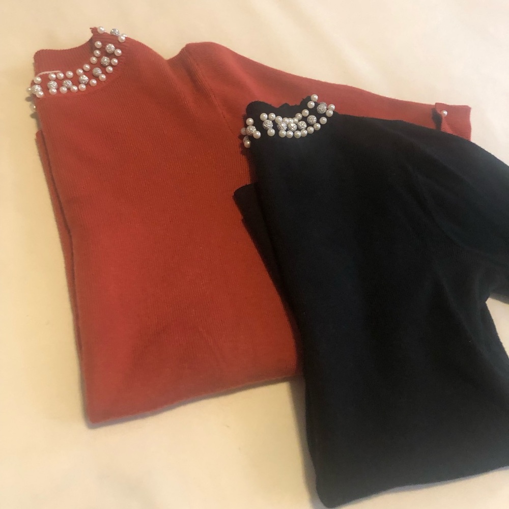 Two beaded tops